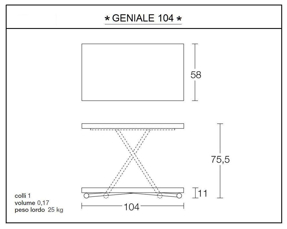 scheda tecnica tavolino trasformabile geniale104